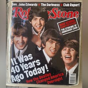 Rolling Stone Magazine Beatles Cover - Issue 942 / February 19, 2004